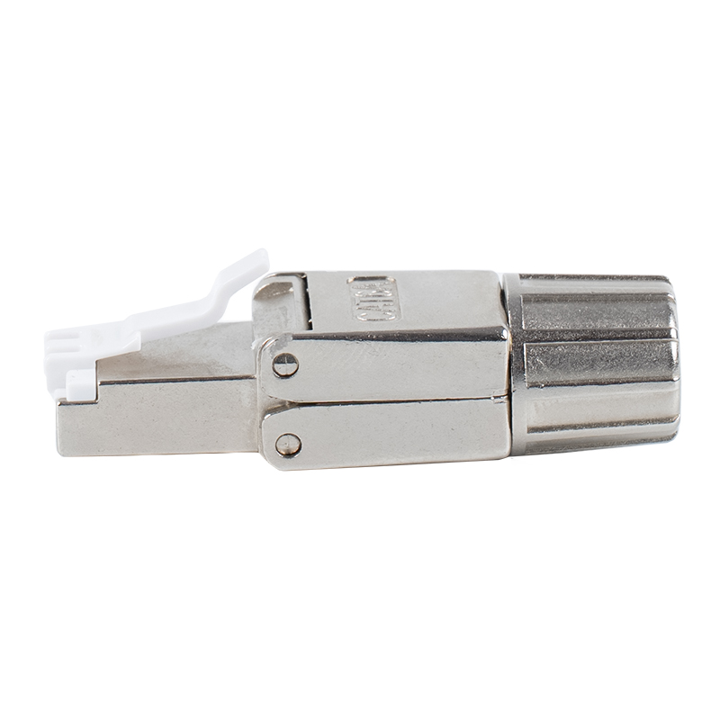 Cat6A árnyékolt szerszám nélküli RJ45 csatlakozó RJ-G40S-1-C6A Cat6A árnyékolt szerszám nélküli RJ45 csatlakozó RJ-G40S-1-C6A