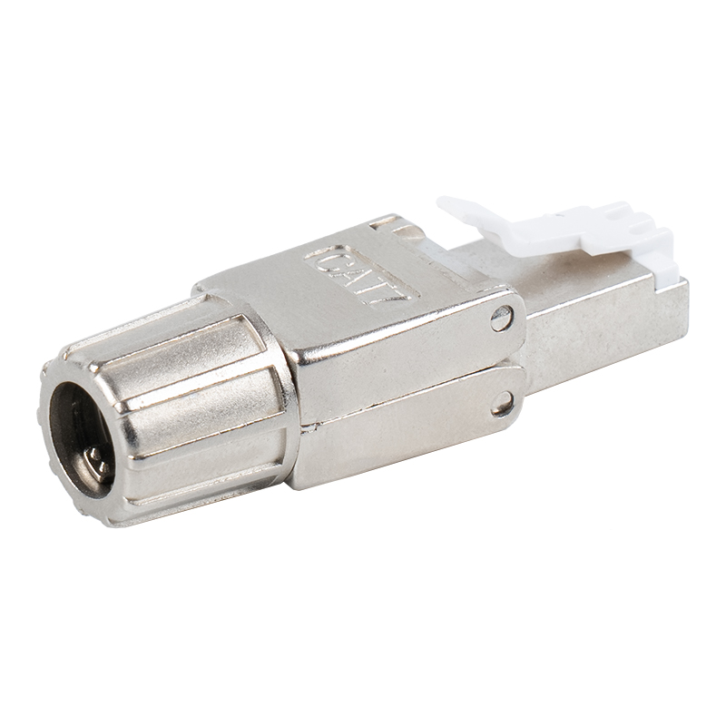 Cat7 árnyékolt szerszám nélküli RJ45 csatlakozó RJ-G40S-1-C7