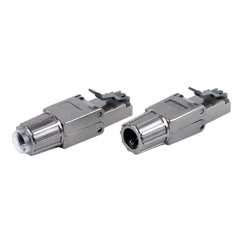 Cat8 árnyékolt szerszám nélküli RJ45 csatlakozó RJ-G40S-1-C8 Cat8 árnyékolt szerszám nélküli RJ45 csatlakozó RJ-G40S-1-C8