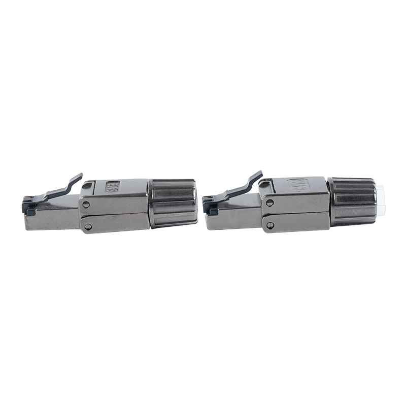 Cat8 árnyékolt szerszám nélküli RJ45 csatlakozó RJ-G40S-1-C8 Cat8 árnyékolt szerszám nélküli RJ45 csatlakozó RJ-G40S-1-C8