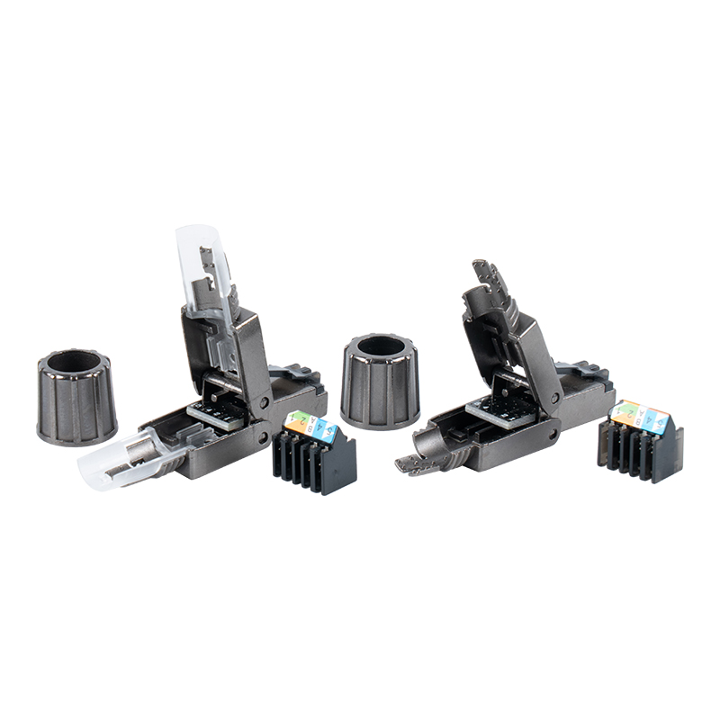 Cat8 árnyékolt szerszám nélküli RJ45 csatlakozó RJ-G40S-1-C8 Cat8 árnyékolt szerszám nélküli RJ45 csatlakozó RJ-G40S-1-C8
