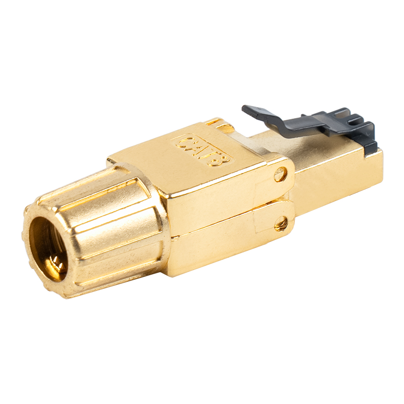 Cat8 árnyékolt szerszám nélküli RJ45 csatlakozó RJ-G40S-1-C8 Cat8 árnyékolt szerszám nélküli RJ45 csatlakozó RJ-G40S-1-C8