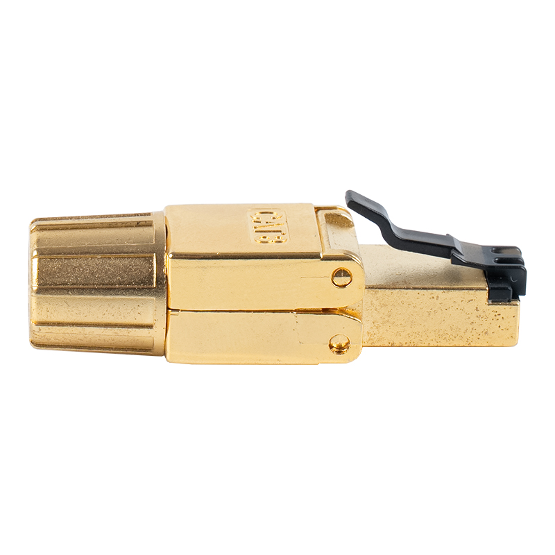Cat8 árnyékolt szerszám nélküli RJ45 csatlakozó RJ-G40S-1-C8 Cat8 árnyékolt szerszám nélküli RJ45 csatlakozó RJ-G40S-1-C8
