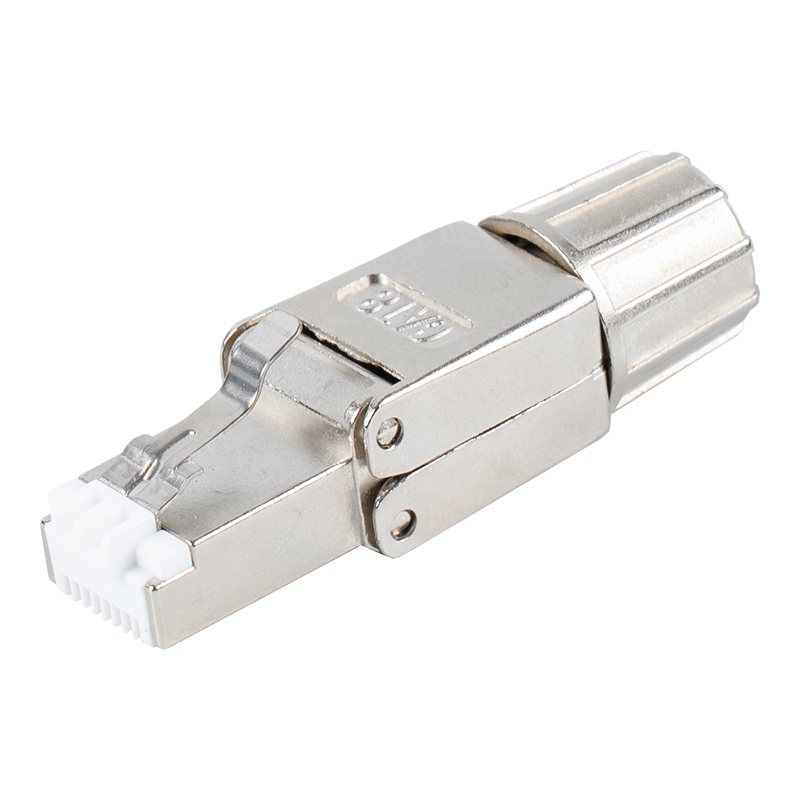 Cat8 árnyékolt szerszám nélküli RJ45 csatlakozó RJ-G40S-1-C8 Cat8 árnyékolt szerszám nélküli RJ45 csatlakozó RJ-G40S-1-C8