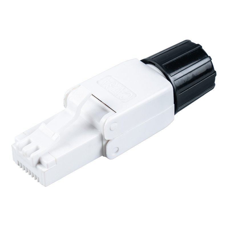 Cat6A árnyékolatlan szerszám nélküli RJ45 csatlakozó (csavarral) RJ-G40U-C6A Cat6A árnyékolatlan szerszám nélküli RJ45 csatlakozó (csavarral) RJ-G40U-C6A