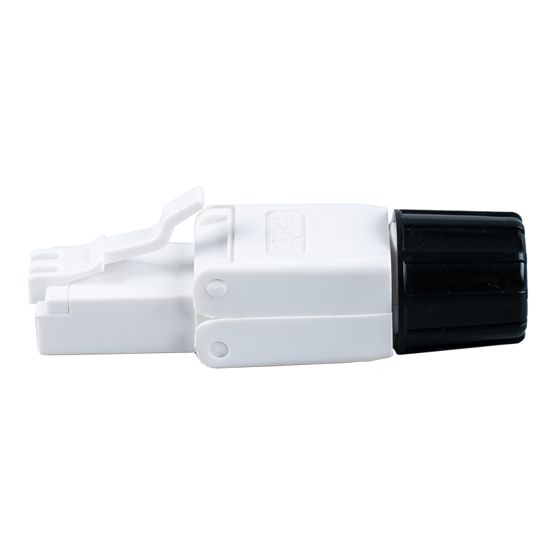 Cat6A árnyékolatlan szerszám nélküli RJ45 csatlakozó (csavarral) RJ-G40U-C6A Cat6A árnyékolatlan szerszám nélküli RJ45 csatlakozó (csavarral) RJ-G40U-C6A