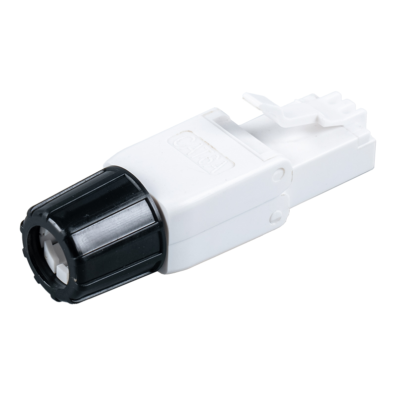 Cat6A árnyékolatlan szerszám nélküli RJ45 csatlakozó (csavarral) RJ-G40U-C6A