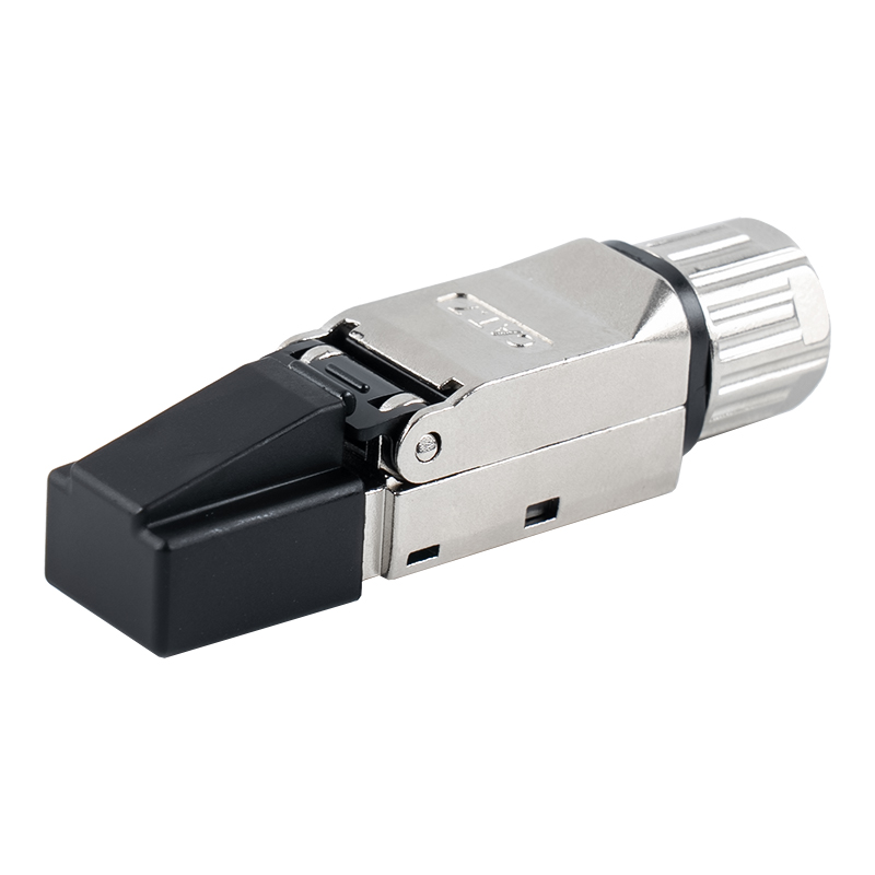 Cat6A árnyékolt szerszám nélküli RJ45 csatlakozó (műanyag borítással) RJ-G70S-C6A Cat6A árnyékolt szerszám nélküli RJ45 csatlakozó (műanyag borítással) RJ-G70S-C6A