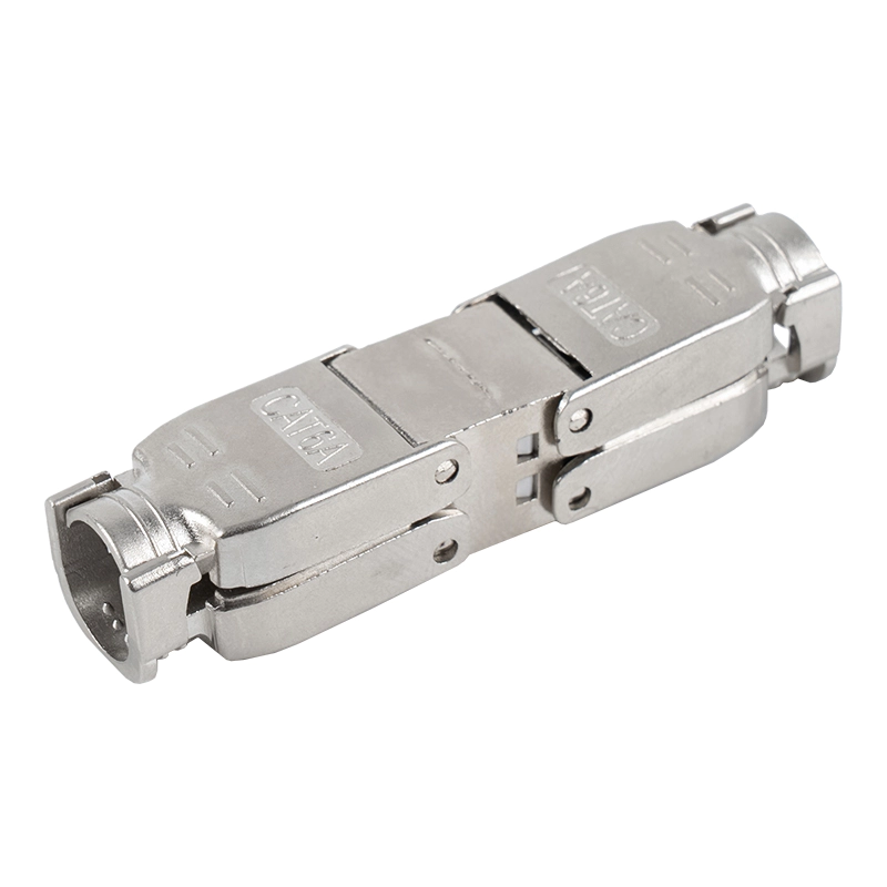 Cat6A árnyékolt lenyomható típusú szerszám nélküli csatlakozó RJ-603S-3-C6A