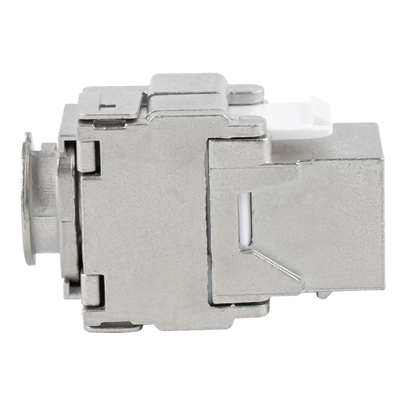 C6A árnyékolt 180°-os Tolless Keystone Jack (konzollal) SM-2335SH8C6A C6A árnyékolt 180°-os Tolless Keystone Jack (konzollal) SM-2335SH8C6A