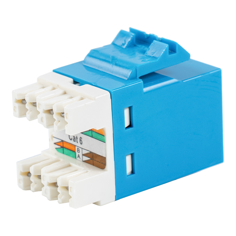 Cat6 Árnyékolatlan 180°-os moduláris Jack SM-2027H8C6 Cat6 Árnyékolatlan 180°-os moduláris Jack SM-2027H8C6