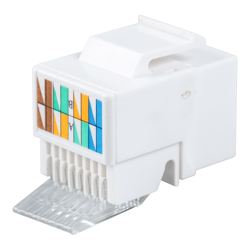 C6 Árnyékolatlan 90°-os Tolless Keystone Jack (mini típus) SM-2052H8C6 C6 Árnyékolatlan 90°-os Tolless Keystone Jack (mini típus) SM-2052H8C6
