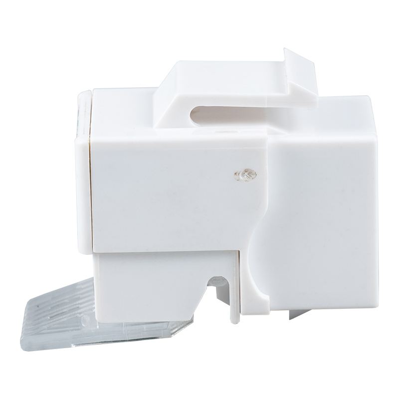 C6 Árnyékolatlan 90°-os Tolless Keystone Jack (mini típus) SM-2052H8C6 C6 Árnyékolatlan 90°-os Tolless Keystone Jack (mini típus) SM-2052H8C6