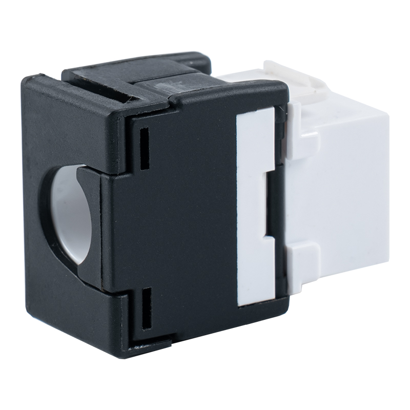 C6A Árnyékolatlan 180°-os Tolless Keystone Jack SM-2335H8C6A C6A Árnyékolatlan 180°-os Tolless Keystone Jack SM-2335H8C6A