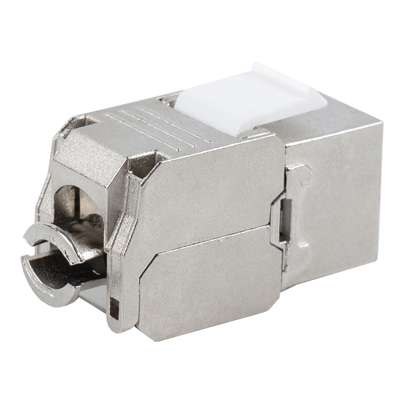 C6A árnyékolt 180°-os Tolless Keystone Jack (felhajtható típusú) SM-2336SH8C6A C6A árnyékolt 180°-os Tolless Keystone Jack (felhajtható típusú) SM-2336SH8C6A