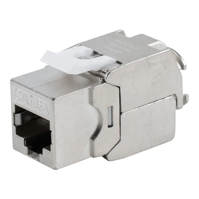 C6A árnyékolt 180°-os Tolless Keystone Jack (felhajtható típusú) SM-2336SH8C6A