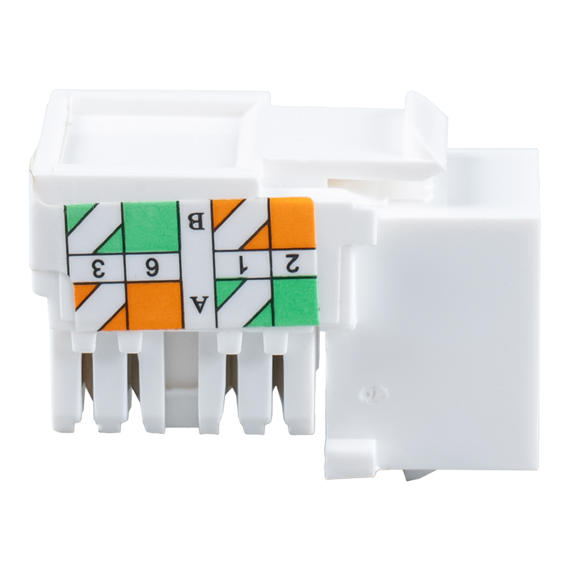 Cat6 Árnyékolatlan 90°-os Keystone Jack SM-2337H8C6 Cat6 Árnyékolatlan 90°-os Keystone Jack SM-2337H8C6