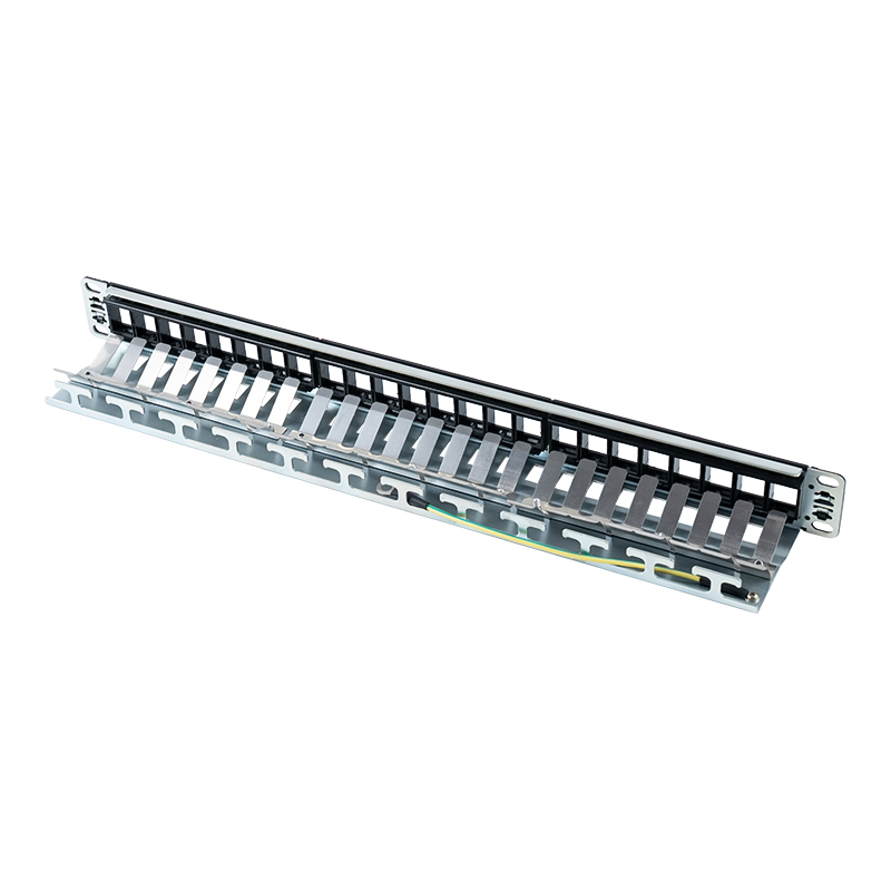 19 hüvelykes 1U 24 portos árnyékolt üres rack (digitális kártyával) SP-3245S-24P 19 hüvelykes 1U 24 portos árnyékolt üres rack (digitális kártyával) SP-3245S-24P