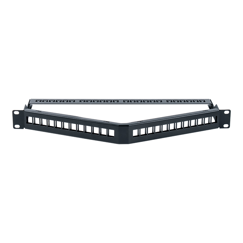 19 hüvelykes 1U 24 portos árnyékolt üres rack (összecsukható) SP-3312S-24P 19 hüvelykes 1U 24 portos árnyékolt üres rack (összecsukható) SP-3312S-24P