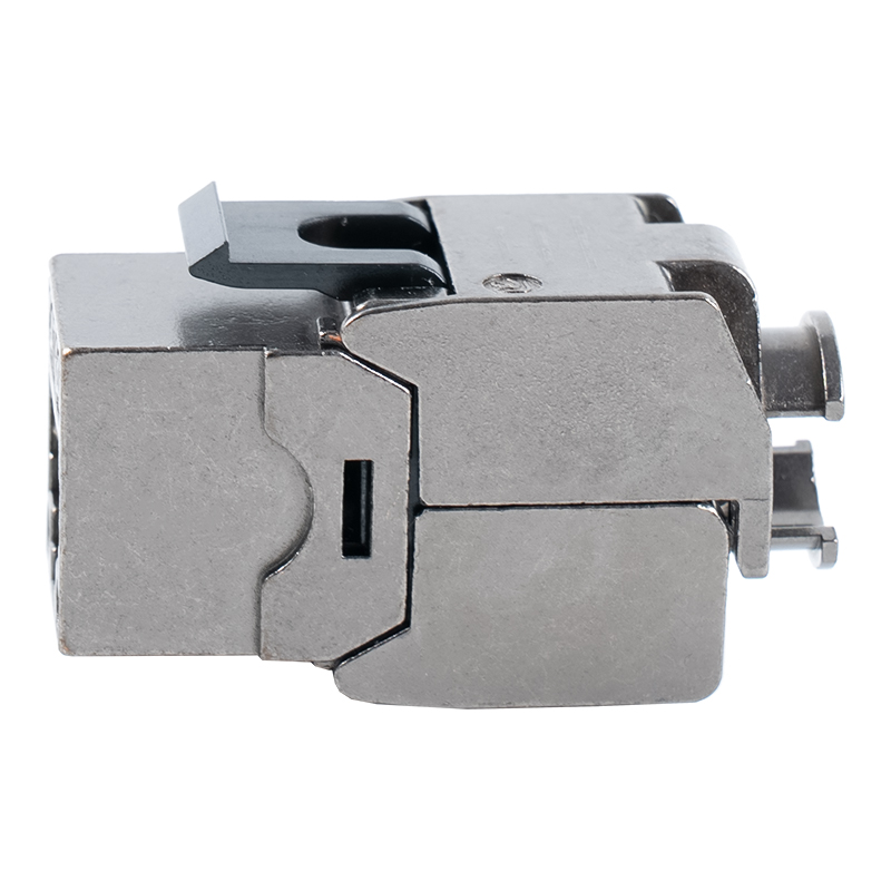 C6A árnyékolt 180°-os Tolless Keystone Jack (felhajtható típusú) SM-2336SH8C6A C6A árnyékolt 180°-os Tolless Keystone Jack (felhajtható típusú) SM-2336SH8C6A