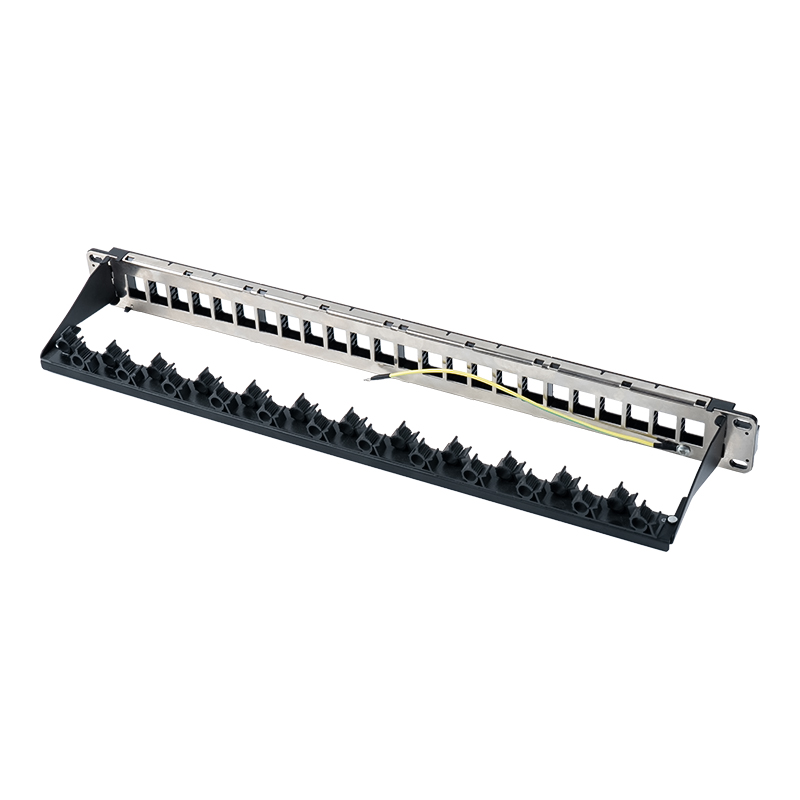19 hüvelykes 1U 24 portos árnyékolatlan rack (összecsukható konzol) SP-3402-24P 19 hüvelykes 1U 24 portos árnyékolatlan rack (összecsukható konzol) SP-3402-24P