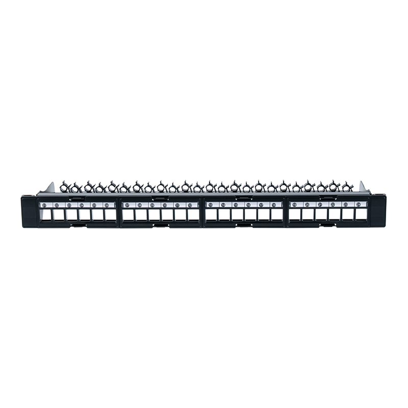 19 hüvelykes 1U 24 portos árnyékolatlan rack-tartó (eltávolítható ablak) SP-3404-24P 19 hüvelykes 1U 24 portos árnyékolatlan rack-tartó (eltávolítható ablak) SP-3404-24P