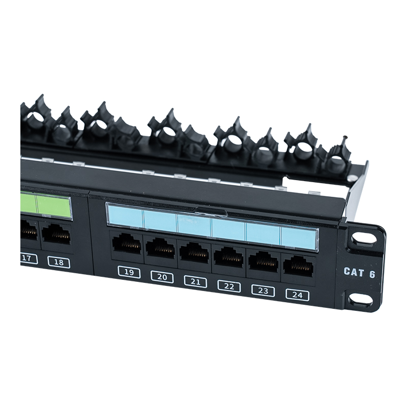 19 hüvelykes 1U 24 portos árnyékolatlan rack (flip-top műanyag ablak) SP-3405-24P 19 hüvelykes 1U 24 portos árnyékolatlan rack (flip-top műanyag ablak) SP-3405-24P