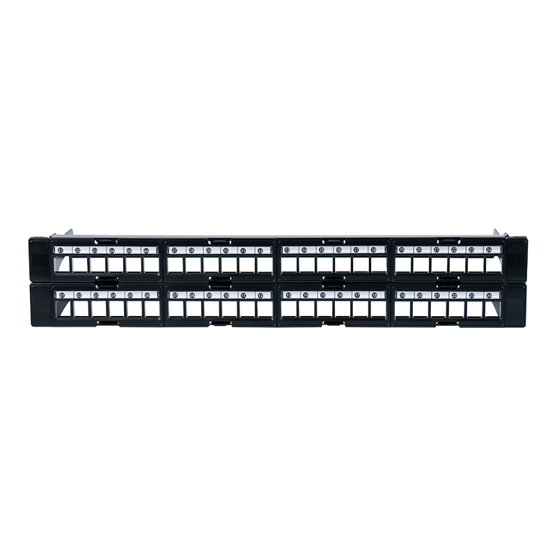 19 hüvelykes 1U 48 portos árnyékolatlan rack (eltávolítható ablak) SP-3408-48P 19 hüvelykes 1U 48 portos árnyékolatlan rack (eltávolítható ablak) SP-3408-48P