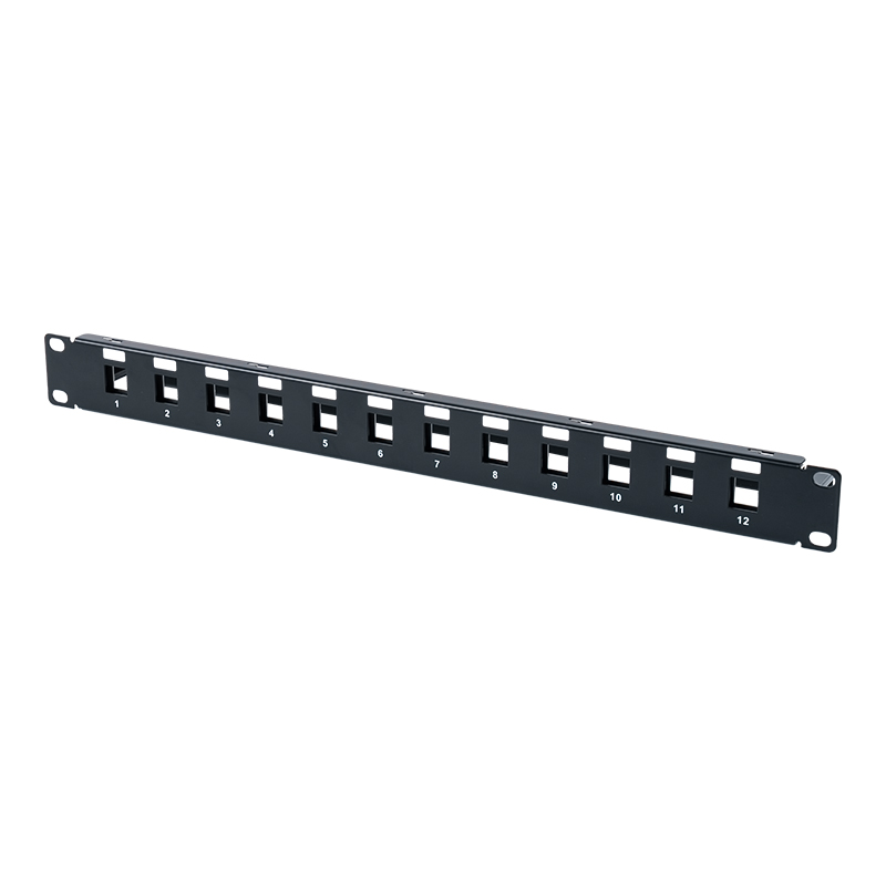 19 hüvelykes 1U 12 portos árnyékolt üres keret SP-3409S-12P